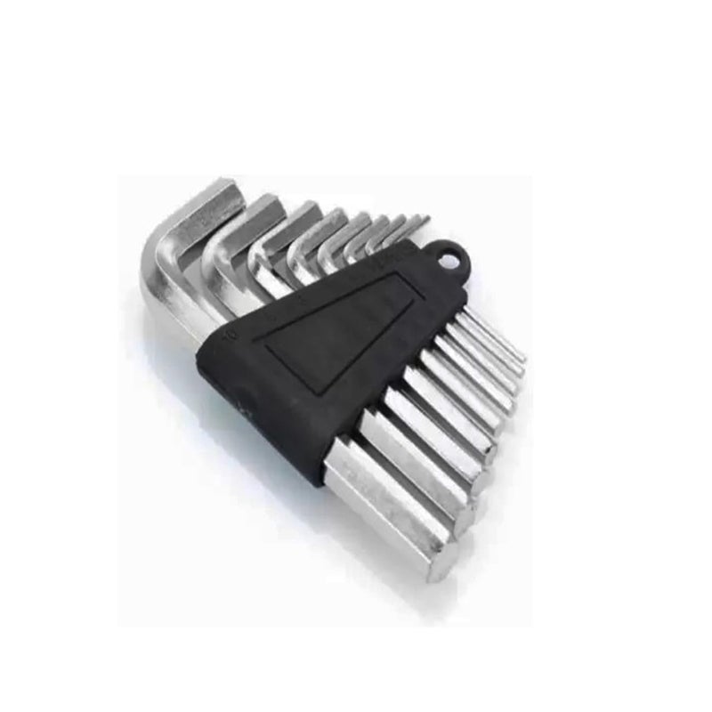 Vtronix Hex Allen Key Set For General Purpose Use With PVC Holder 9Piece Steel Hexkey Set Ideal for Repair Maintenance for Home DIY Use 15 to 10mm  - Image 2