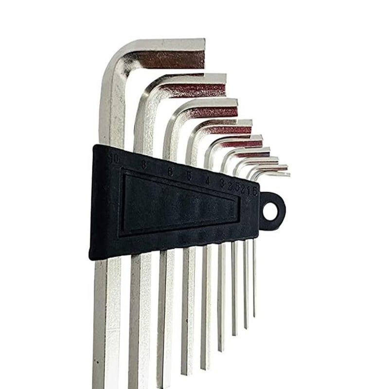Vtronix Hex Allen Key Set For General Purpose Use With PVC Holder 9Piece Steel Hexkey Set Ideal for Repair Maintenance for Home DIY Use 15 to 10mm  - Image 5