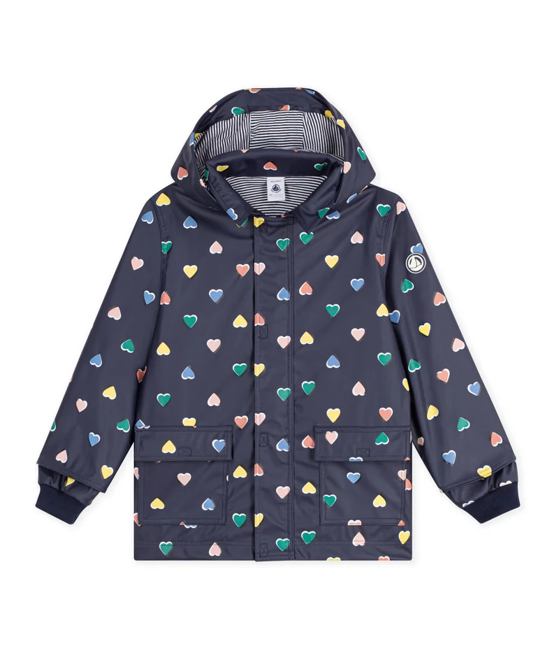 بيتي باتو Children's Heart Print Raincoat