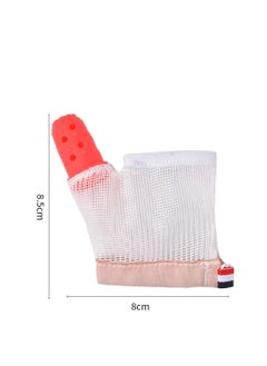 Generic Baby Teething Mitten Baby Teething Mitten 1 Pc Anti-Biting Gloves Baby Hand Corrector Infant Stop Sucking Gloves Infant Stop Thumb Sucking Kit Anti Scratch Baby Mittens  - Image 2