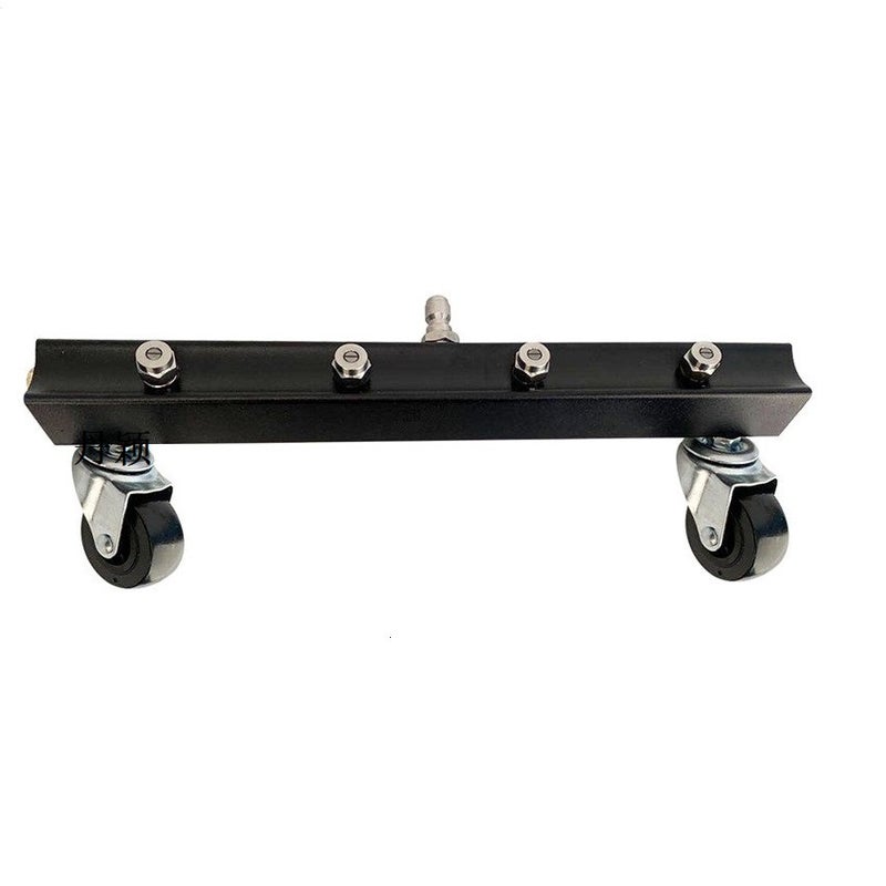 High-Pressure Cleaning Machine Car Wash Car Bottom Brush Car Chassis Cleaning Universal Wheel Stainless Steel 1/4 Quick Plug - Image 2