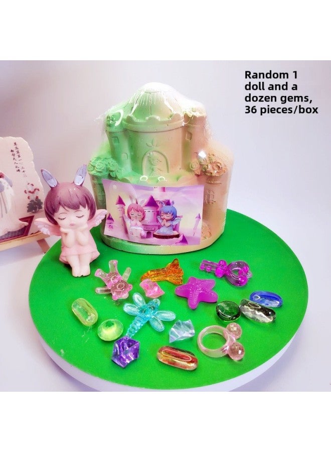 Archaeological Excavation Toys SpongeBob Beautiful Girl Archaeological Mermaid Archaeological Luminous Gem Archaeological Toys-Color:On-site Hamburger Finish (lz) - Image 2