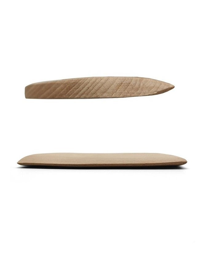 Luzen 2Pcs Wooden Dough Scraper Multipurpose Kitchen Gadgets Dough Cutters Bench Scraper Flour Mixing Shovel Pancake Scraper for Cake, Pastry, Pizza, Pancake, Bread Baking Supplies - Image 3