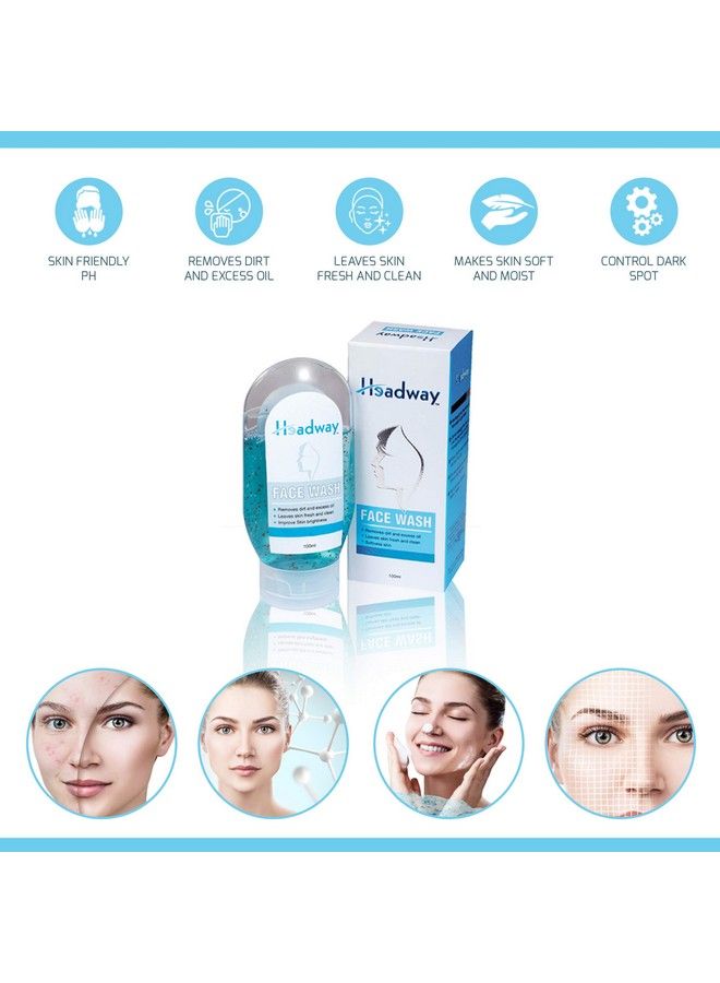 Headway Face Wash For Acne Control Face Wash For Dark Spot Face Wash For Oily Skin Face Wash For Man Face Wash For Woman Skin Friendly Ph 100 Ml (Pack Of 2) - Image 4