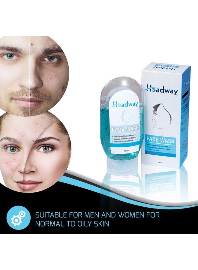 Headway Face Wash For Acne Control Face Wash For Dark Spot Face Wash For Oily Skin Face Wash For Man Face Wash For Woman Skin Friendly Ph 100 Ml (Pack Of 2) - Image 3