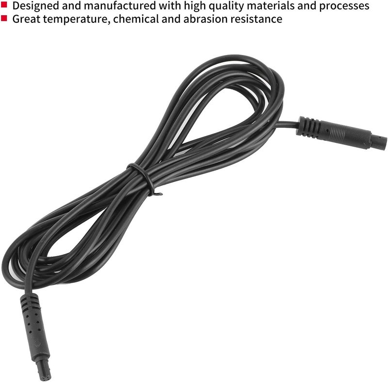 كلاراكو كابل تمديد سيارة رباعي الدبابيس بطول 2.5 متر، مقاوم لدرجات الحرارة العالية، ومقاوم للمواد الكيميائية، ومناسب لمقطورة شاحنة التخييم 12 فولت 24 فولت، - Image 2