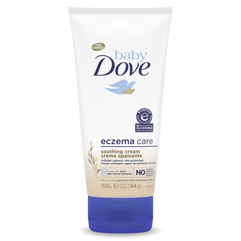 Baby Dove Soothing-Cream To Soothe Delicate Baby Skin Eczema Care No Artificial Perfume or Color, Paraben Free, Phthalate Free 5.1 oz - Image 1