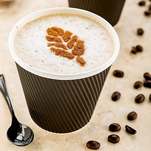 Ssanvi Disposable Glasses Use and Throw Coffee Cup Disapoble Juice Glass Ecofriendly Paper Glasses for House Party, Picnic Office Coffee Glass 250 Ml (25 PCs Black) - Image 2