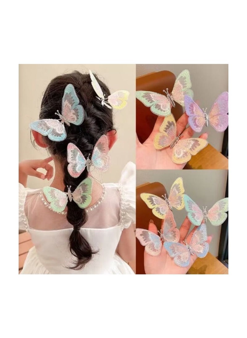Generic - Blue Butterfly Hair Clip 2 Pieces - Image 1