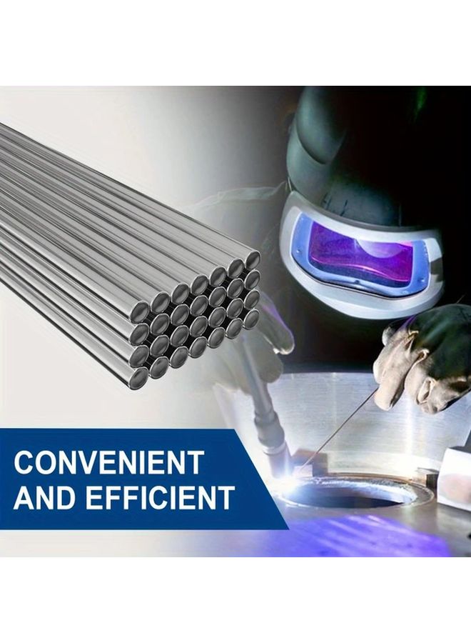 50 قطعة من قضبان اللحام الألومنيوم 12.99 بوصة 1.6 ملم سبيكة سهلة الانصهار منخفضة الحرارة - Image 4