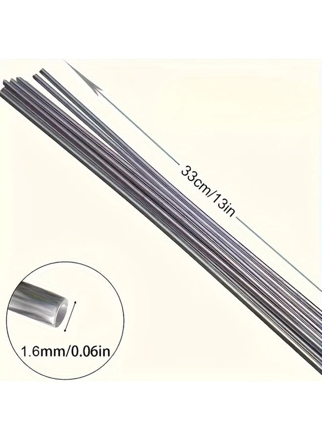 50 قطعة من قضبان اللحام الألومنيوم 12.99 بوصة 1.6 ملم سبيكة سهلة الانصهار منخفضة الحرارة - Image 5