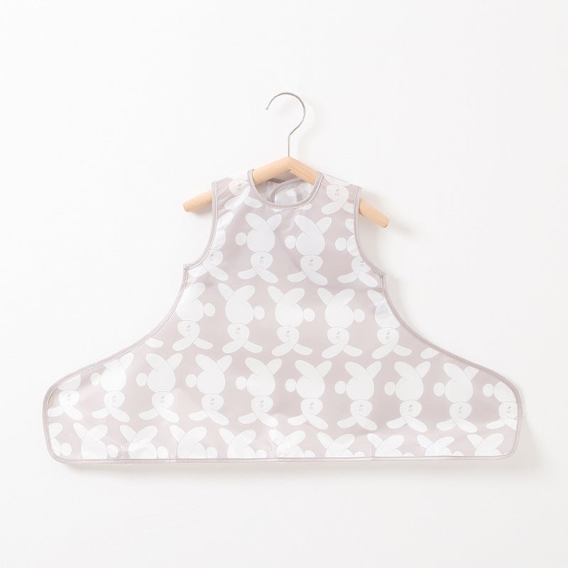 Baby Waterproof Feeding Bib with Suction Bunny (Sucker Vest Overalls)