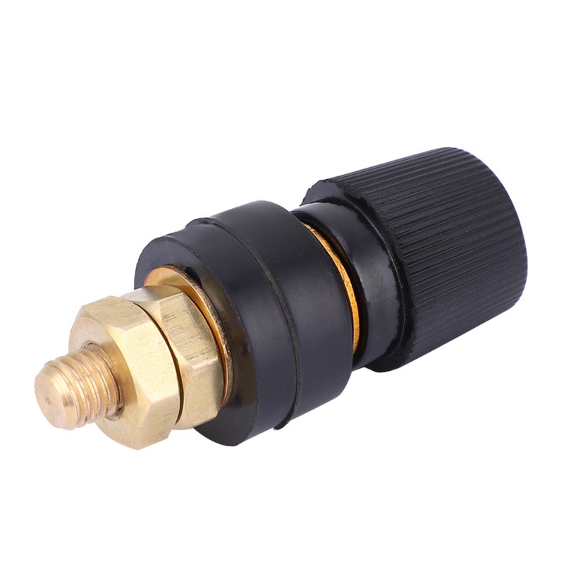 2pcs 555 Type Binding Post Brass Pillar Terminal Block M8 Thread 0V-380V 200A - Image 2