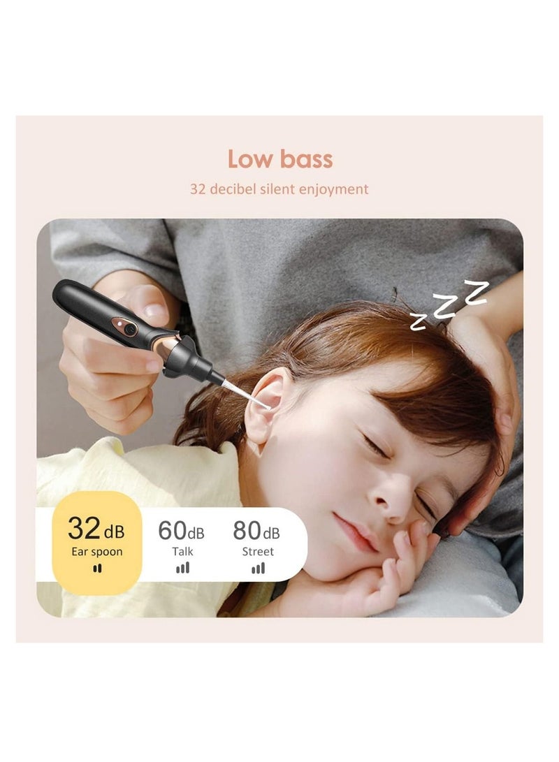 Arabest Ear Wax Remover Vacuum Cleaner, Electric Earwax Removal Ear Cleaner, With LED Light, USB Charge Reusable Ear Suction for Adults Kids - Image 5