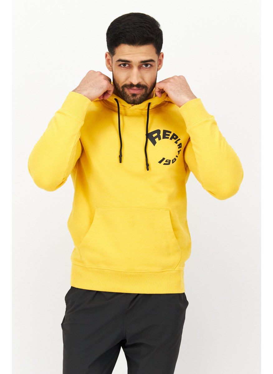 Men Hooded Printed Logo Sweatshirts, Dark Yellow - pzsku/Z09D70E1BC7C8C778EA86Z/45/_/1724351498/70a302ab-31c7-49e1-9e06-95002c7861d2