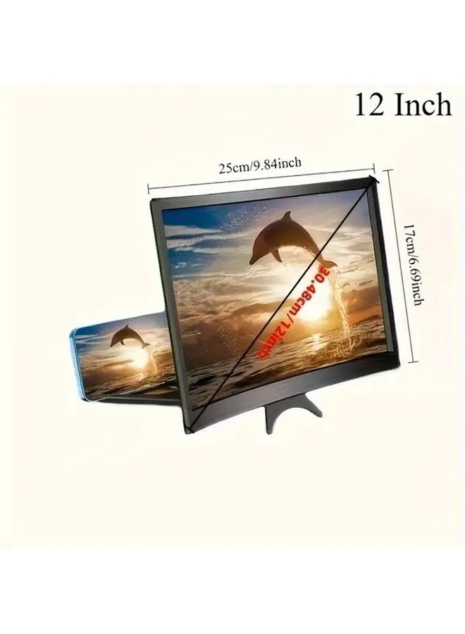 12 Inch Phone Screen Extender 3D Folder for Movies Videos Games - Image 2