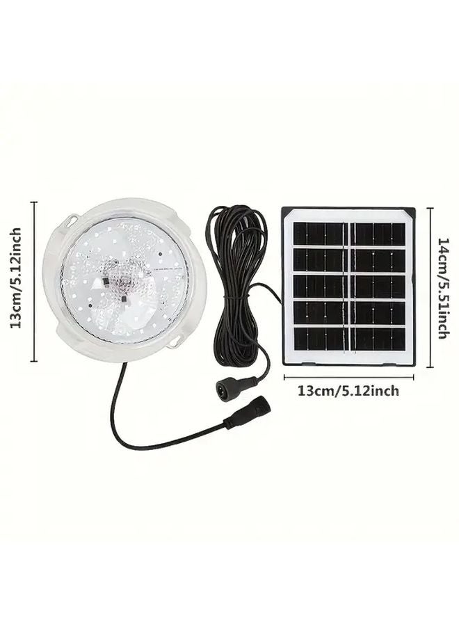 مصباح شمسي ذكي 5.12 بوصة، إضاءة سقف LED للداخل والخارج، زينة حدائق - Image 1