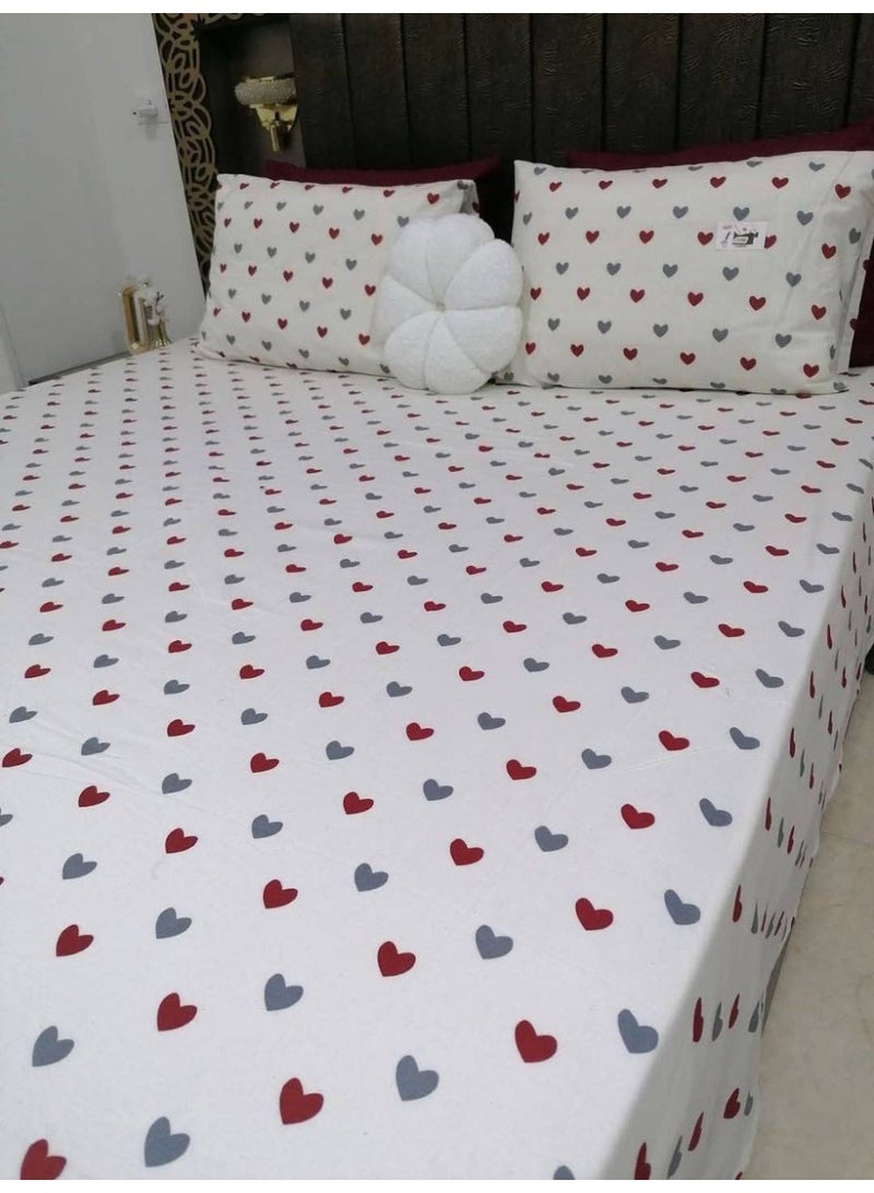Bed sheets, bed sheet set, large bed, 4 pieces, size 240*240 - Image 2