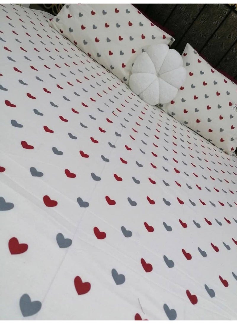 Bed sheets, bed sheet set, large bed, 4 pieces, size 240*240 - Image 3