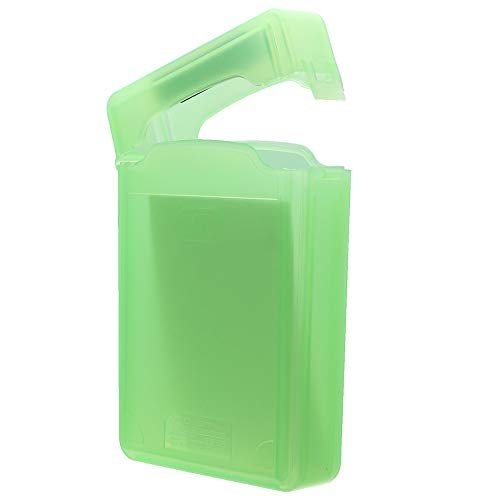 AlexVyan HDD Protector Plastic Box for 3.5" IDE SATA HDD Hard Disk Drive Protection Case Cover Enclosure Storage Box (Pack of 2 - Green) - Image 3