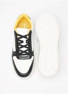 shoexpress Mens Panelled Sneakers with Lace Up Closure  - Image 4