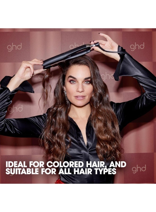 ghd Platinum+ Professional Smart Flat Iron, Black, with Ultra-Gloss Ceramic Plates, Heat-Resistant Bag, All-Rounder Paddle Brush, Festive Gift Set | Black | Christmas Collection - Image 5