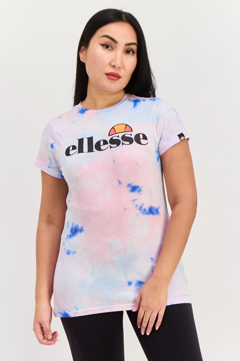 Ellesse Women Sportwear Fit Short Sleeves Training T-Shirt, Pink Combo - Image 1