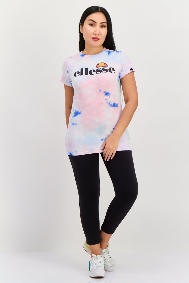 Ellesse Women Sportwear Fit Short Sleeves Training T-Shirt, Pink Combo - Image 4