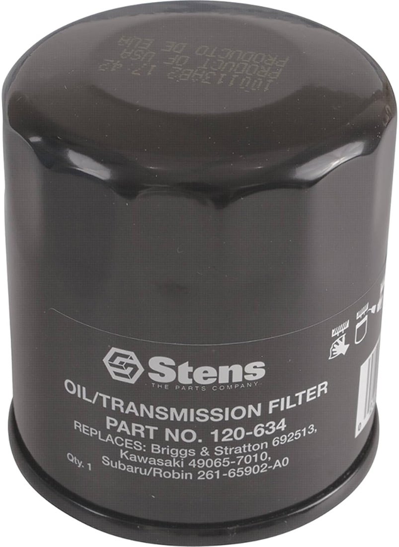 Stens Stens 120634 Oil Filter Compatible WithReplacement For Kawasaki FH381721V FH601770D FJ180V and FX7511000V for 1419 HP engines 490650724 490652057 Lawn Mowers  - Image 1