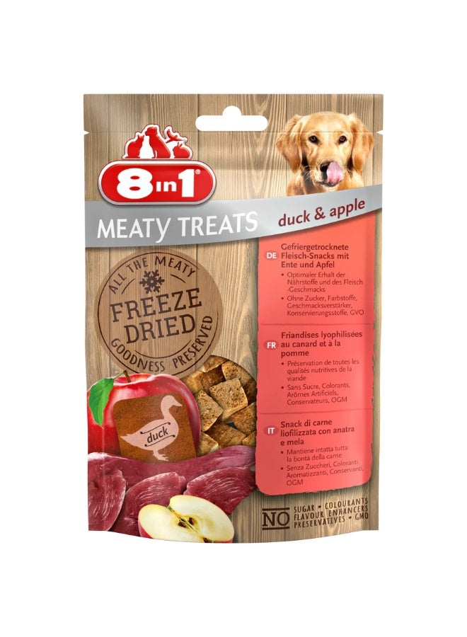 8in1 Meaty Treats Freeze Dried Duck & Apple 50 g