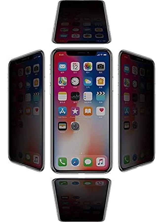 إيروريكس حافظة حماية شاشة الخصوصية لهاتف آيفون 11 وآيفون Xr، حافظة صديقة للبيئة، شفافة للغاية ومضادة للتجسس، مصنوعة من زجاج مقوى بدرجة صلابة 9H، لهاتف آيفون - Image 3