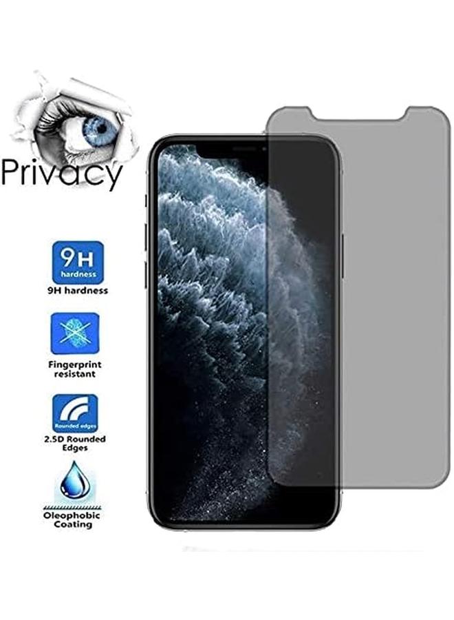 إيروريكس حافظة حماية شاشة الخصوصية لهاتف آيفون 11 وآيفون Xr، حافظة صديقة للبيئة، شفافة للغاية ومضادة للتجسس، مصنوعة من زجاج مقوى بدرجة صلابة 9H، لهاتف آيفون - Image 2