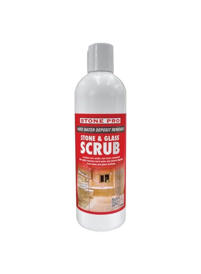 Stone Pro & Glass Scrub (1 Pint - 470ml) (for Cleaning Granite Countertops, Travertine Showers, Glass Shower Doors & Glass Shower Enclosures) - Image 1