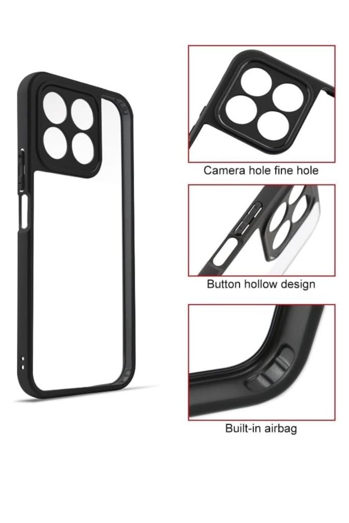 Compatible with Honor X8b Case Transparent, Military-Grade Shockproof Anti-Yellowing, Slim Protective Phone Case Full Bumper Cover With Camera... - Image 2
