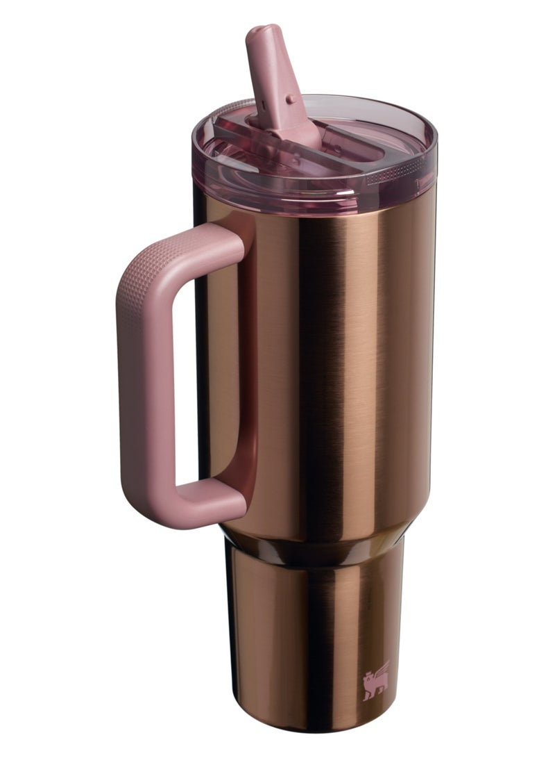 Stanley Quencher ProTour Flip Straw Tumbler with Leakproof Lid 40 oz | Built-In Straw & Handle | Cupholder Compatible for Travel | Insulated Stainless Steel Cup | BPA-Free - Image 2