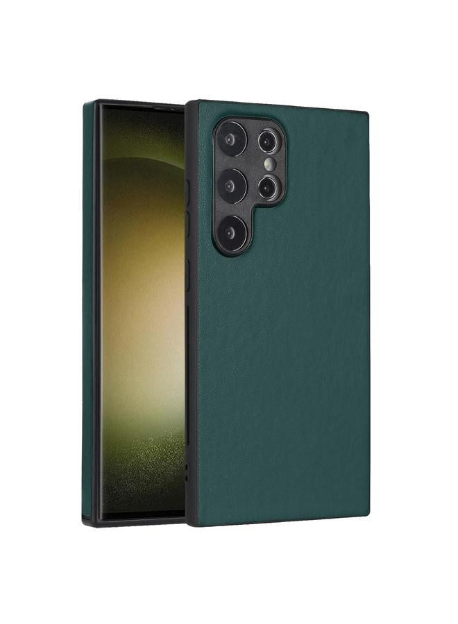 S-TOP Case For Samsung Galaxy S24 Ultra 5G R20 Leather Pattern Phone Single Case - Image 2