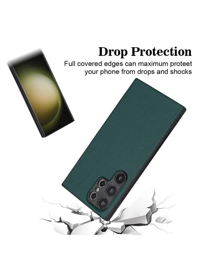 S-TOP Case For Samsung Galaxy S24 Ultra 5G R20 Leather Pattern Phone Single Case - Image 3