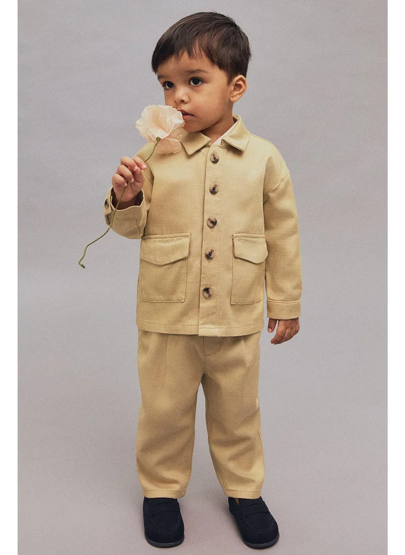اتش اند ام 2-piece overshirt and trousers set