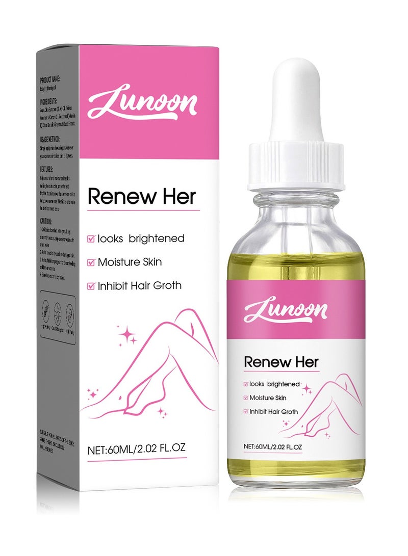 LUNOON Renew Her - Natural Rejuvenating Oil for Dark Spots and Ingrown Hair - Image 1