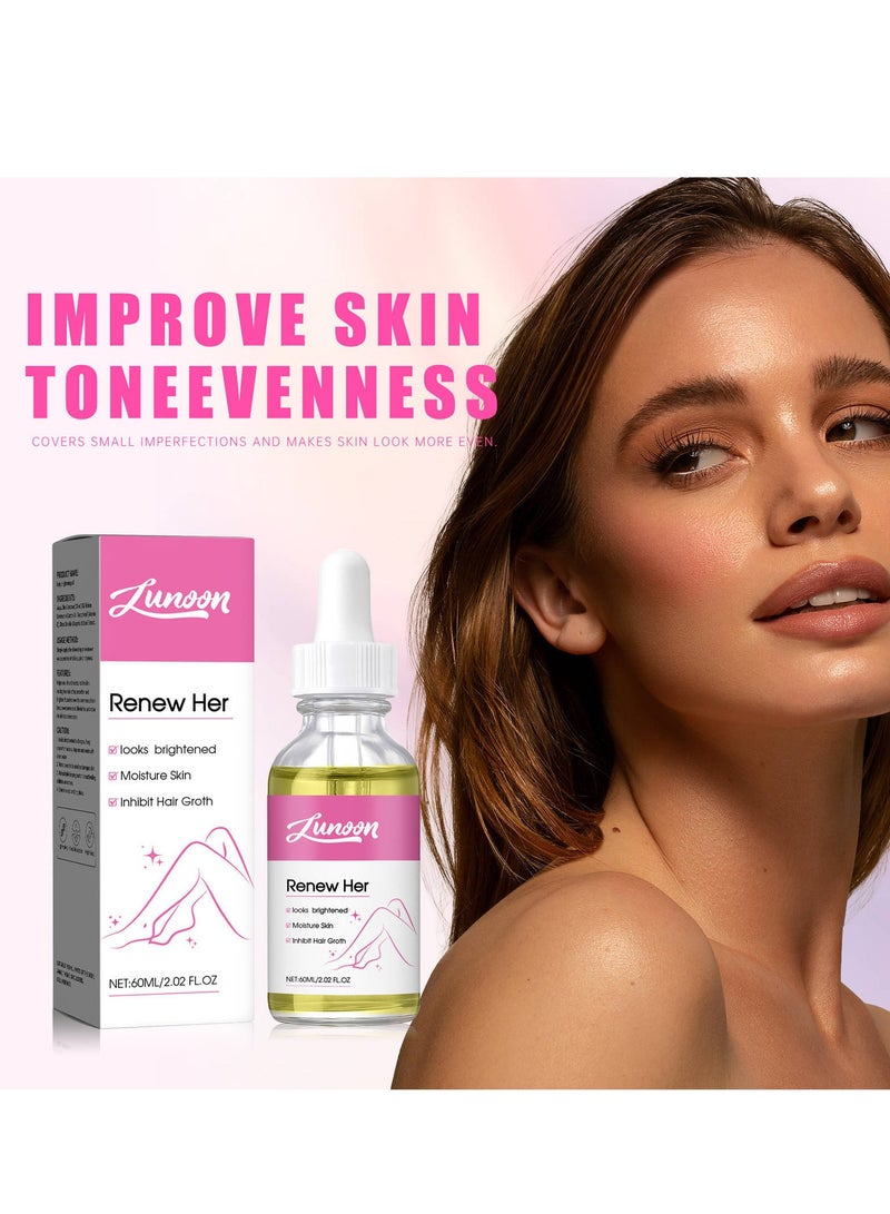 LUNOON Renew Her - Natural Rejuvenating Oil for Dark Spots and Ingrown Hair - Image 4