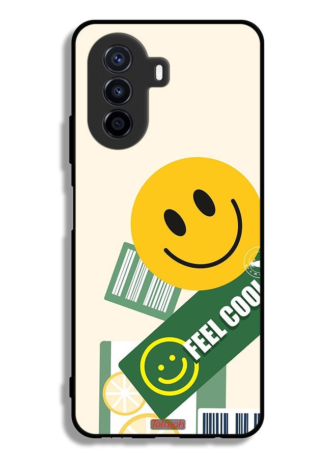 Tolwak Huawei nova Y70 Protective Case Cover Feel Cool Sticker - Image 2