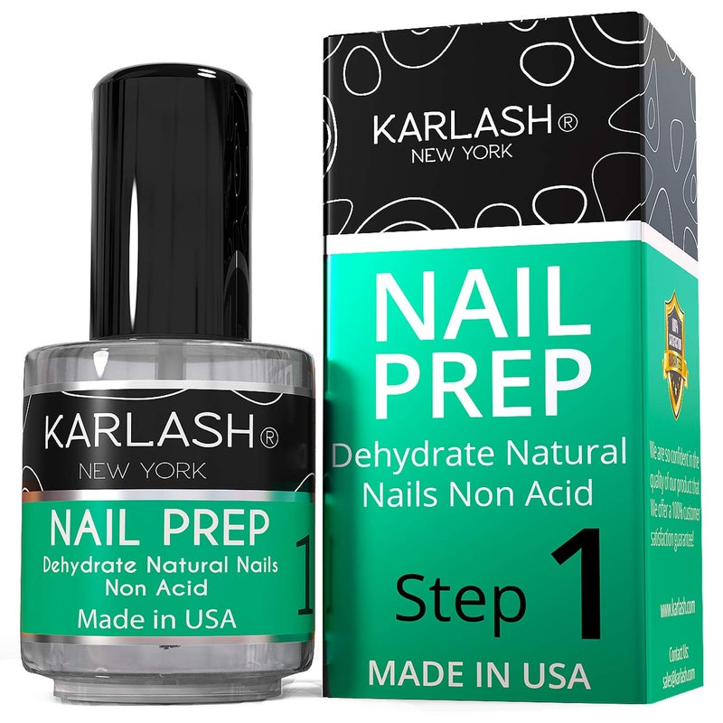 Karlash Professional Natural Nail Prep Dehydrate,Nails Superior Bonding Primer for Acrylic Powder and Gel Nail Polish 0.5 oz Fast Dry Dehydrator Base Bonder Liquid. - Image 1
