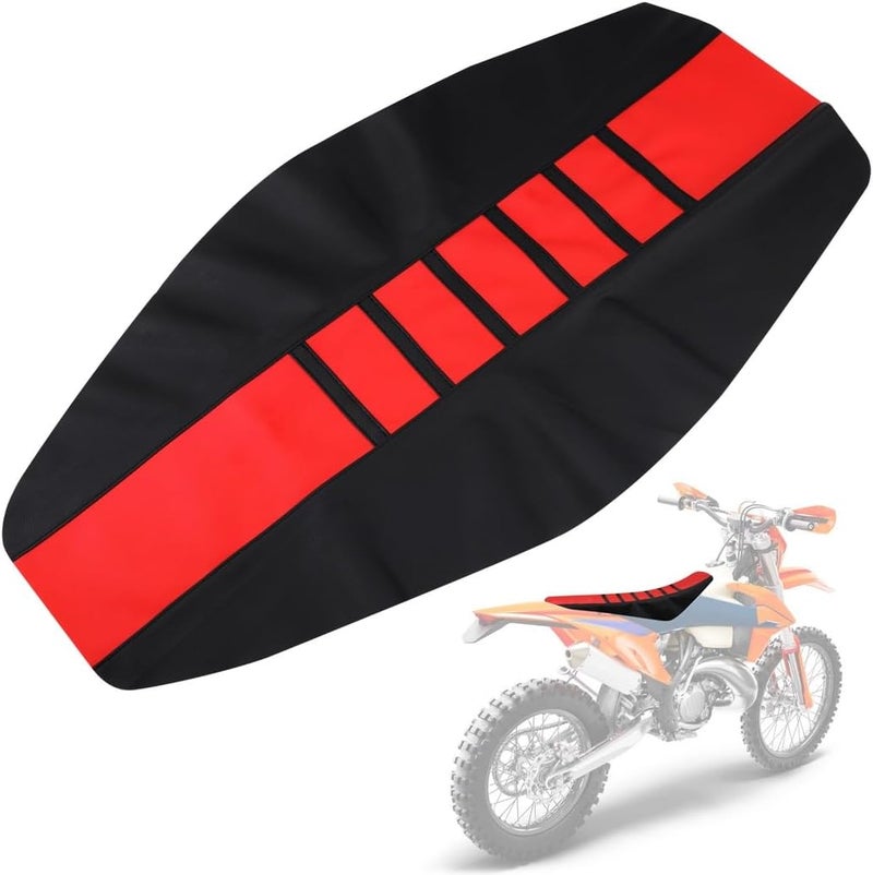 مقبض من الجلد الناعم، غطاء مقعد عالمي لدراجات الطين غير المنزلق، مقاوم للماء، يناسب طرازات YZF وغيرها من الدراجات، يتناسب مع مقاعد الدراجات ذات الحجم 150 و125 وSXF. - Image 1