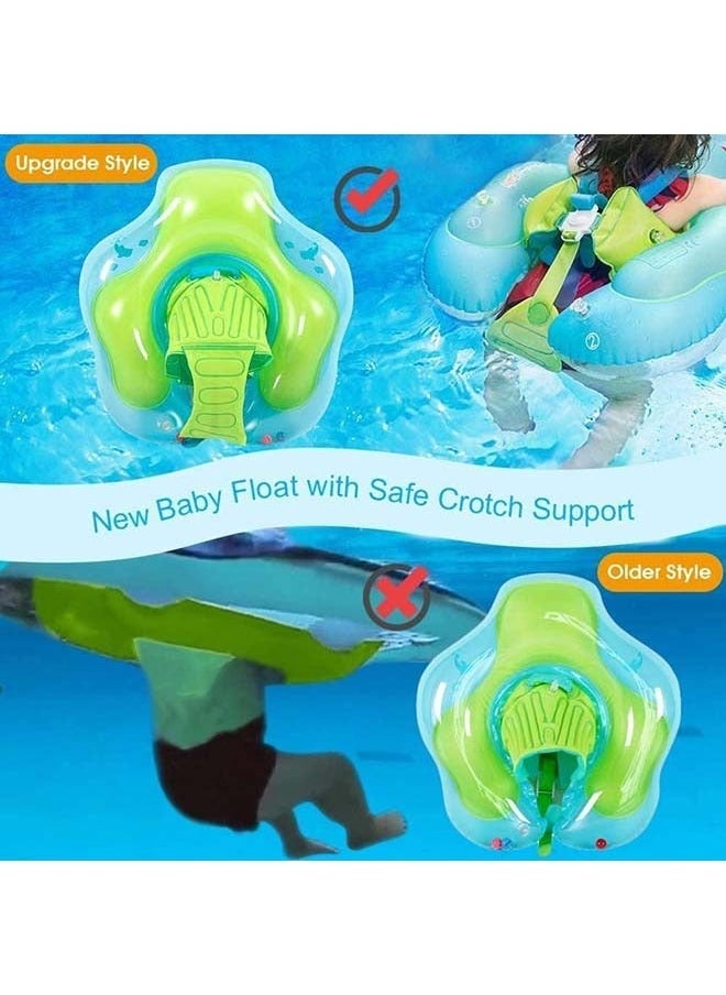 كابتن تيك Baby Swimming Float, Baby Swimming Ring, Toddler Swimming Vest, Children Waist Float Ring, U Shape Underarm Design Double Airbags Swimming Lap For Toddlers (XL)  - Image 2