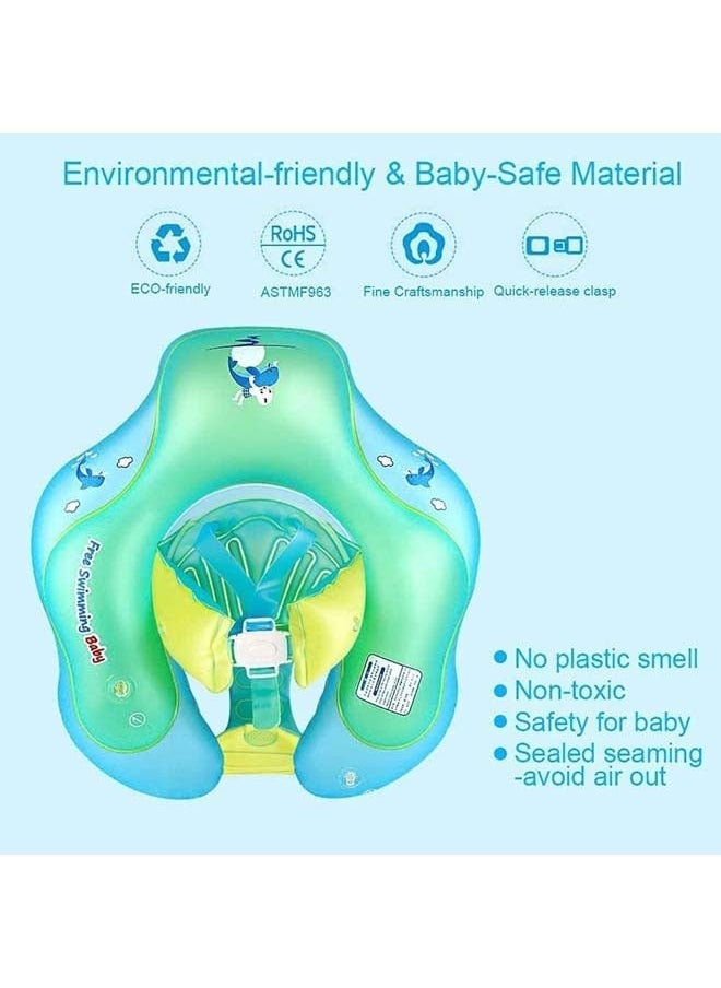 كابتن تيك Baby Swimming Float, Baby Swimming Ring, Toddler Swimming Vest, Children Waist Float Ring, U Shape Underarm Design Double Airbags Swimming Lap For Toddlers (XL)  - Image 4