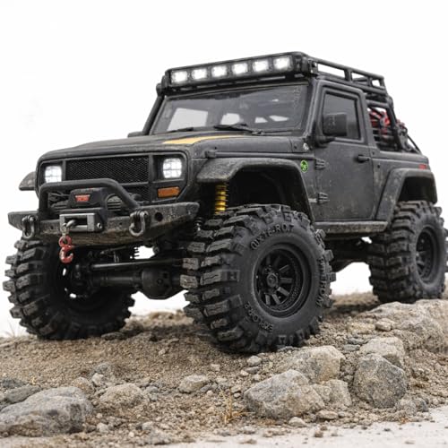 REDSPIDER 0.7'' Crawler Tires OD 40mm*16mm Mud Slingers X Super Soft Sticky Tyres For RC Axial SCX30 Redcat Ascent-32 1/30 1/32 RC Crawler 0.7 Beadlock Wheels (Tires) - Image 3