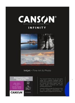 CANSON Infinity Photogloss Premium Rc Glossy A4 25 Sheets  - Image 1