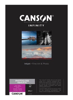 CANSON Infinity Photogloss Premium Rc Glossy A4 25 Sheets  - Image 3