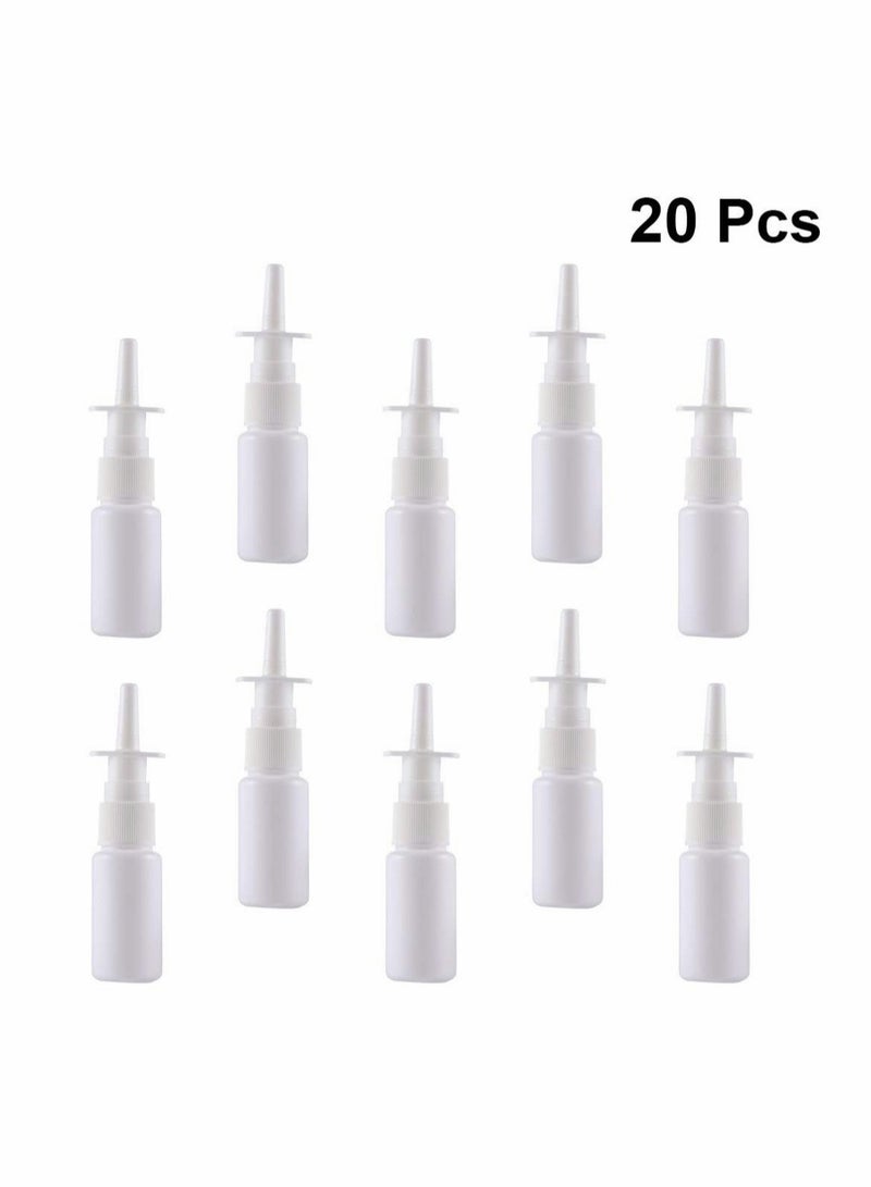Empty Spray Bottle Bottle Nasal Sprayer Bottle for Nose Cleaning 10ML 20Pcs - Image 1