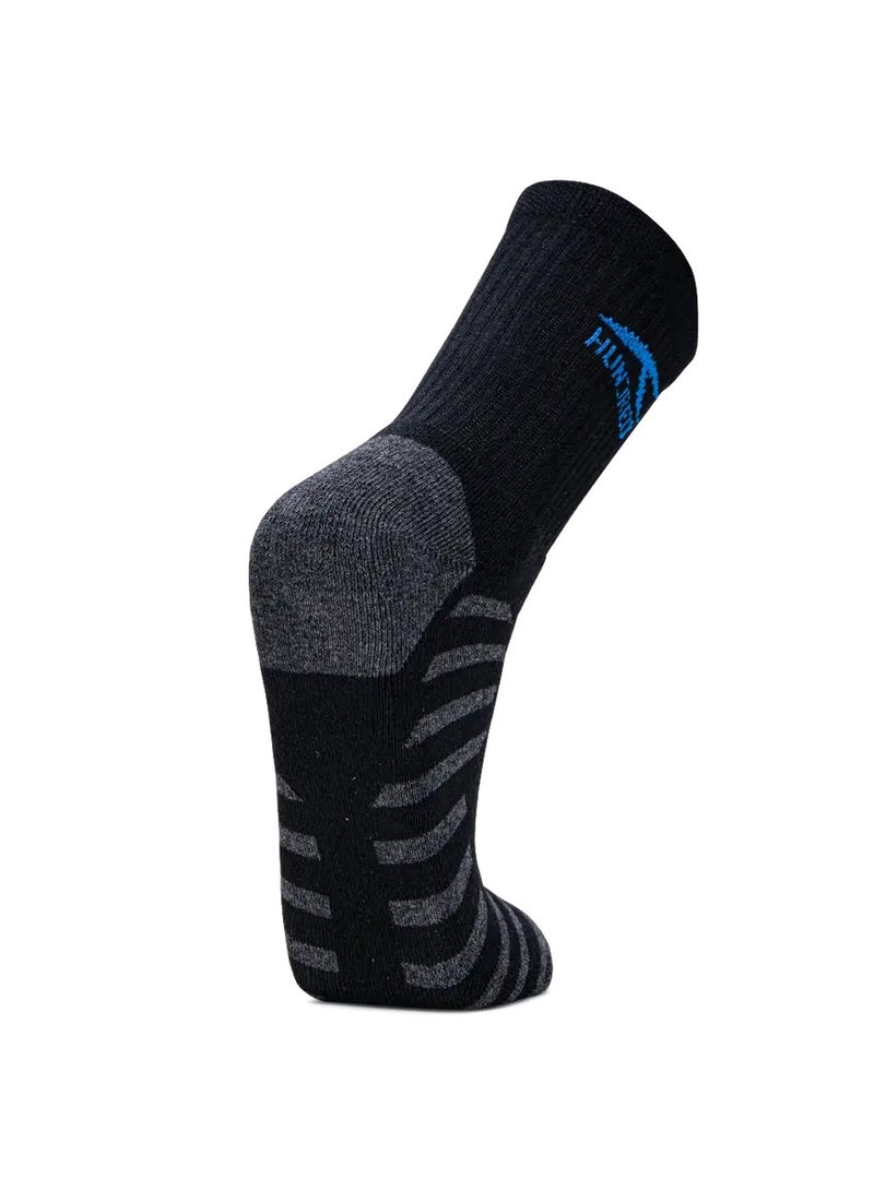 HUNDRED Men'S Sports Socks-Quarter (Black) (Hbas-3M059-2) - Image 3
